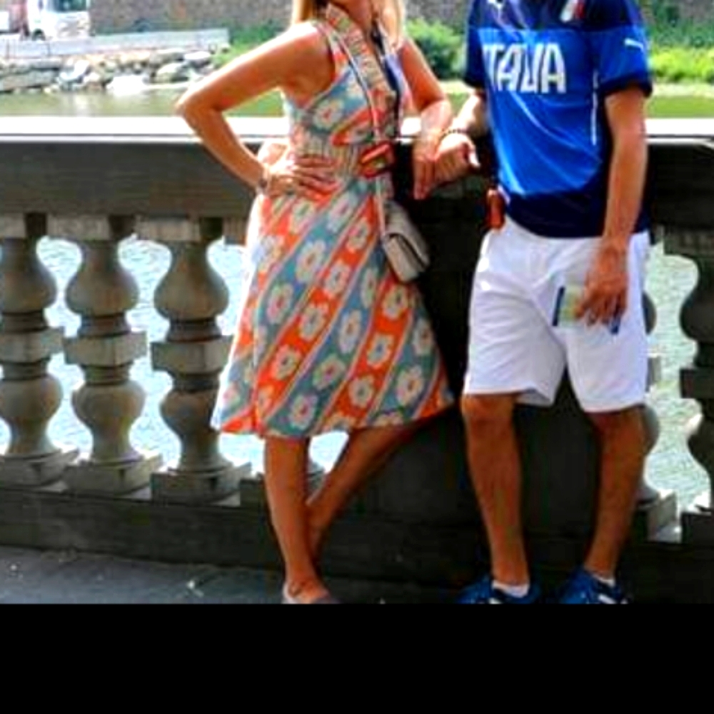 Anthropology size medium mid-length dress